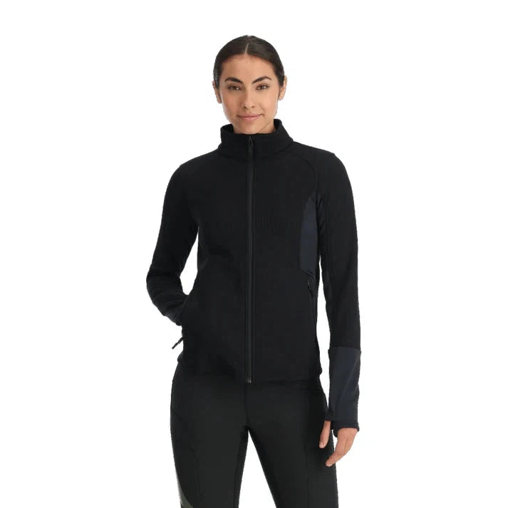 Spyder Women's Bandita Full Zip Sweater Jacket-Black-Killington Sports