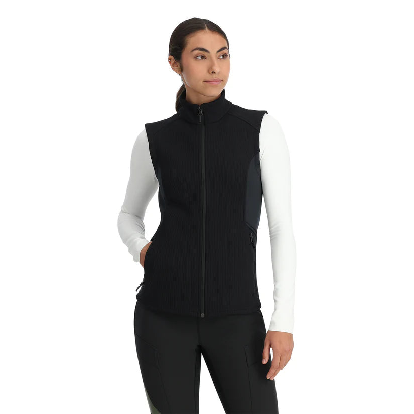 Spyder Women's Bandita Sweater Fleece Vest-Black-Killington Sports