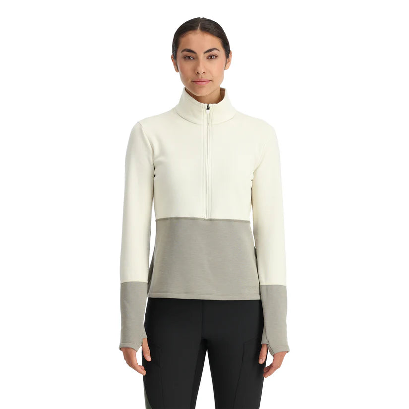 Spyder Women's Speed Fleece 1/2 Zip-Concrete-Killington Sports