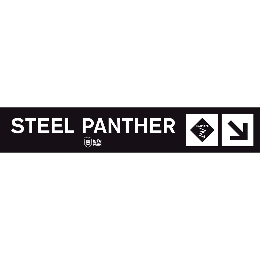Steel Panther Mountain Bike Trail Sign-Killington Sports