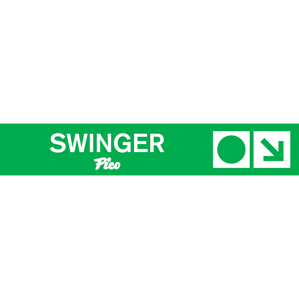 Swinger Trail Sign-Killington Sports