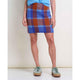 Toad & Co Women's Merino Heartfelt Sweater Skirt-Umber Plaid-Killington Sports
