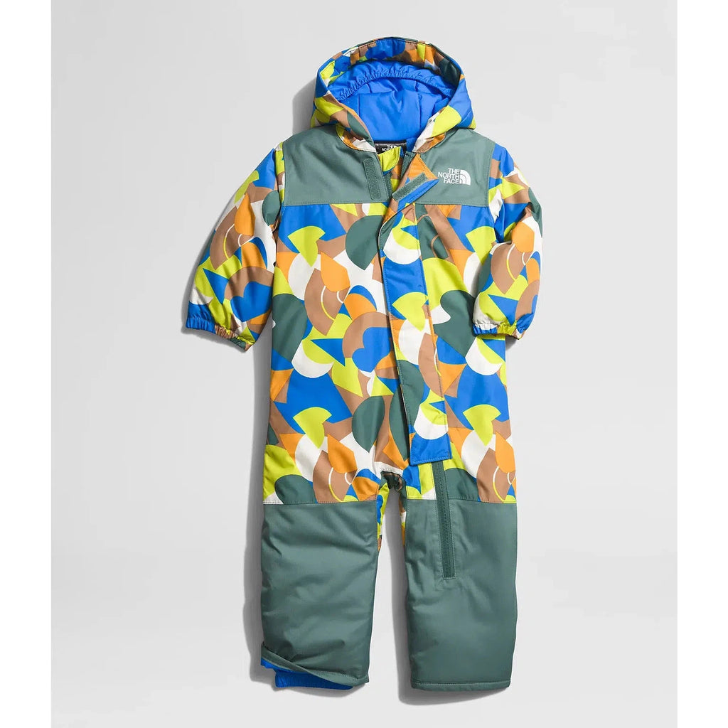 The North Face Baby Freedom Snow Suit-Almond Butter Big Abstract Print-Killington Sports
