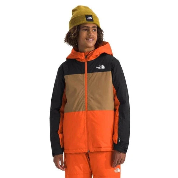 The North Face Boys' Freedom Insulated Jacket-TNF Orange-Killington Sports