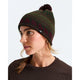 The North Face Cabin Ski Tuke-Bottle Green Jacquard/Pom-Killington Sports