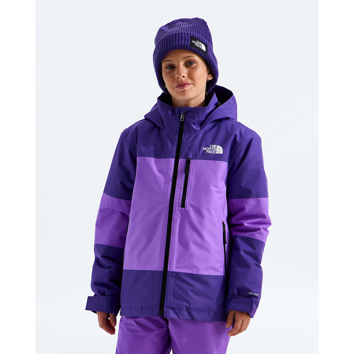 The North Face Girls' Freedom Insulated Jacket-Peak Purple/Elevation Purple-Killington Sports
