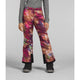 The North Face Girls' Freedom Insulated Pant-Boysenberry Paint Lightening Small Print-Killington Sports