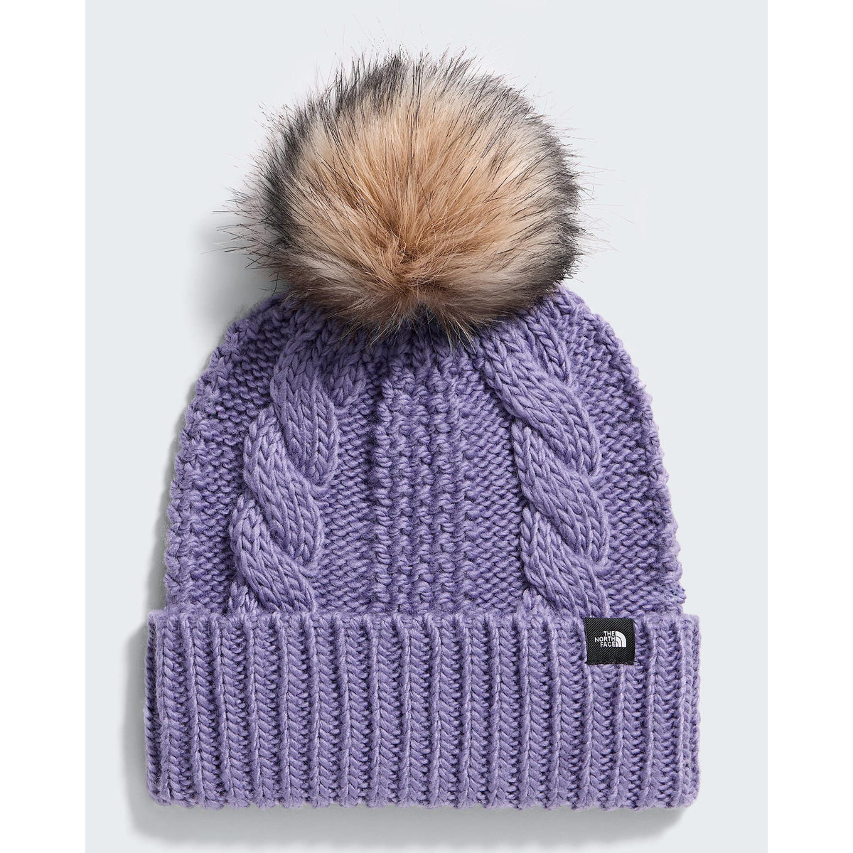 The North Face Kids' Oh Mega Fur Pom Beanie-Grounded Plum-Killington Sports