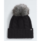 The North Face Kids' Oh Mega Fur Pom Beanie-TNF Black-Killington Sports