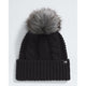 The North Face Kids' Oh Mega Fur Pom Beanie-TNF Black-Killington Sports
