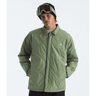 The North Face Men's Afterburner Insulated Flannel-Bark Mist/TNF Black-Killington Sports