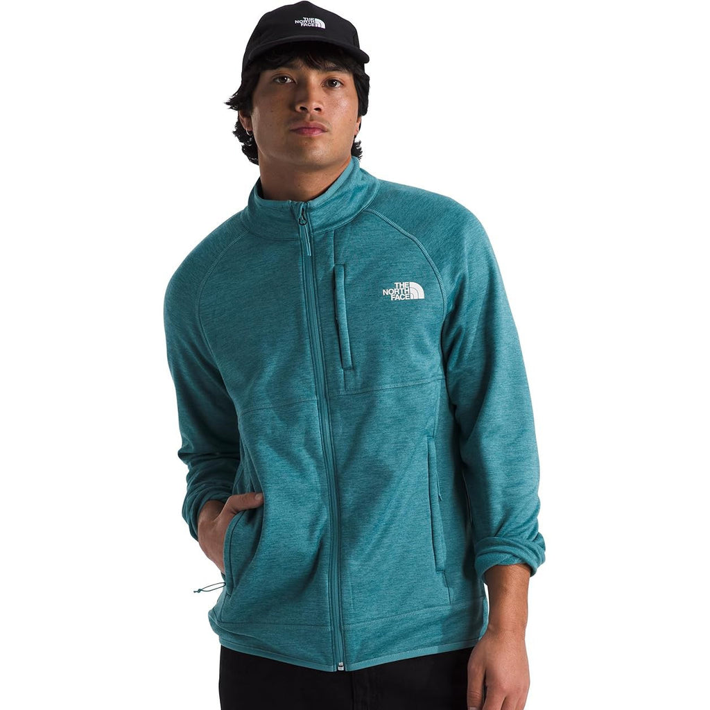 The North Face Men's Canyonlands ½ Zip-Algae Blue Heather-Killington Sports