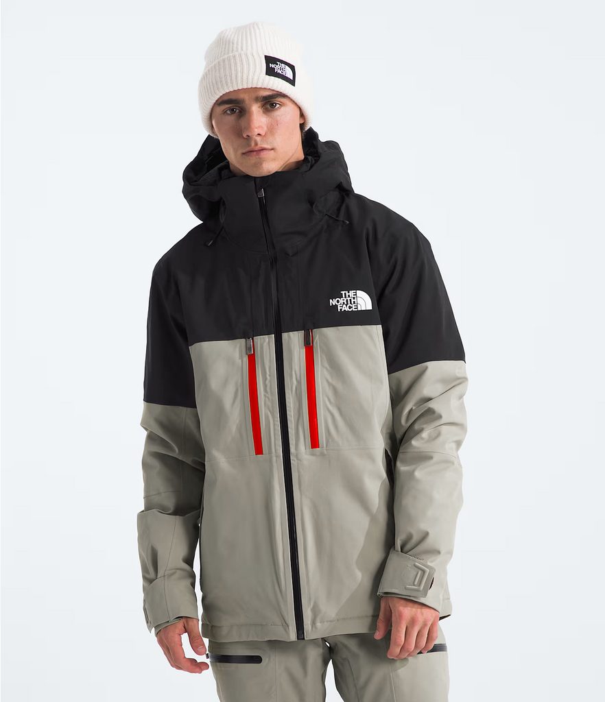 The North Face Men's Chakal Jacket-Clay Grey/TNF Black-Killington Sports