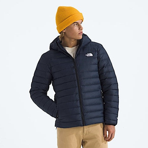 The North Face Men's Classic Down Hooded Jacket-Summit Navy-Killington Sports