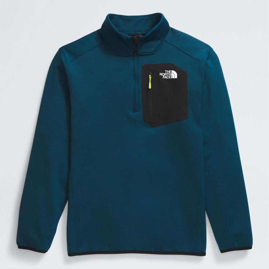 The North Face Men's Crest 1/4 Zip-Midnight Petrol/TNF Black-Killington Sports