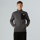 The North Face Men's Crest Full Zip-Anthracite Grey/TNF Black-Killington Sports
