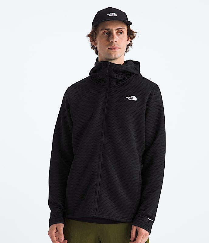 The North Face Men's DOTKNIT Thermal Full Zip Hoodie-TNF Black-Killington Sports