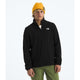 The North Face Men's Glacier Fleece 1/4 Zip Jacket-TNF Black-Killington Sports