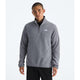The North Face Men's Glacier Fleece 1/4 Zip Jacket-TNF Mid Grey Heather-Killington Sports