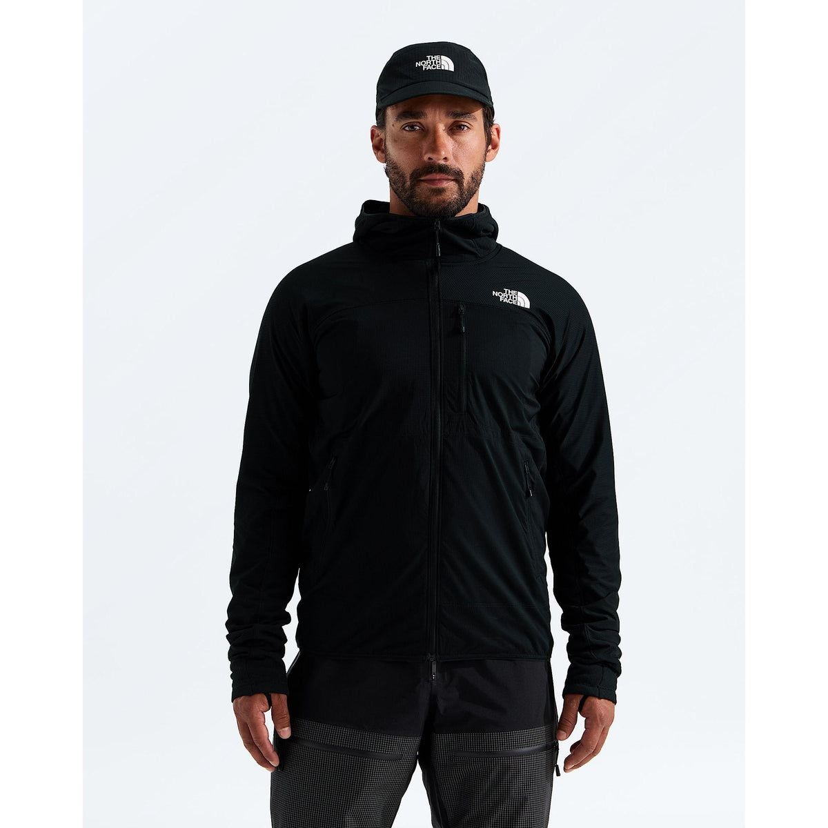 The North Face Men's Summit FUTUREFLEECE™ Overlay Hoodie-TNF Black-Killington Sports