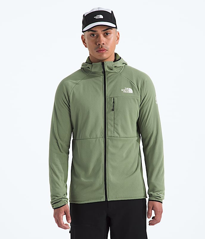 The North Face Men's Summit Futurefleece Full Zip Hoodie-Bark Mist-Killington Sports