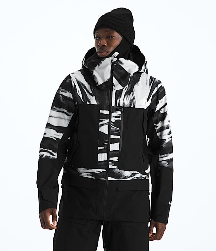 The North Face Men's Summit Verbier GTX Jacket-Print-TNF Black Edge of Light Print/TNF Balck-Killington Sports