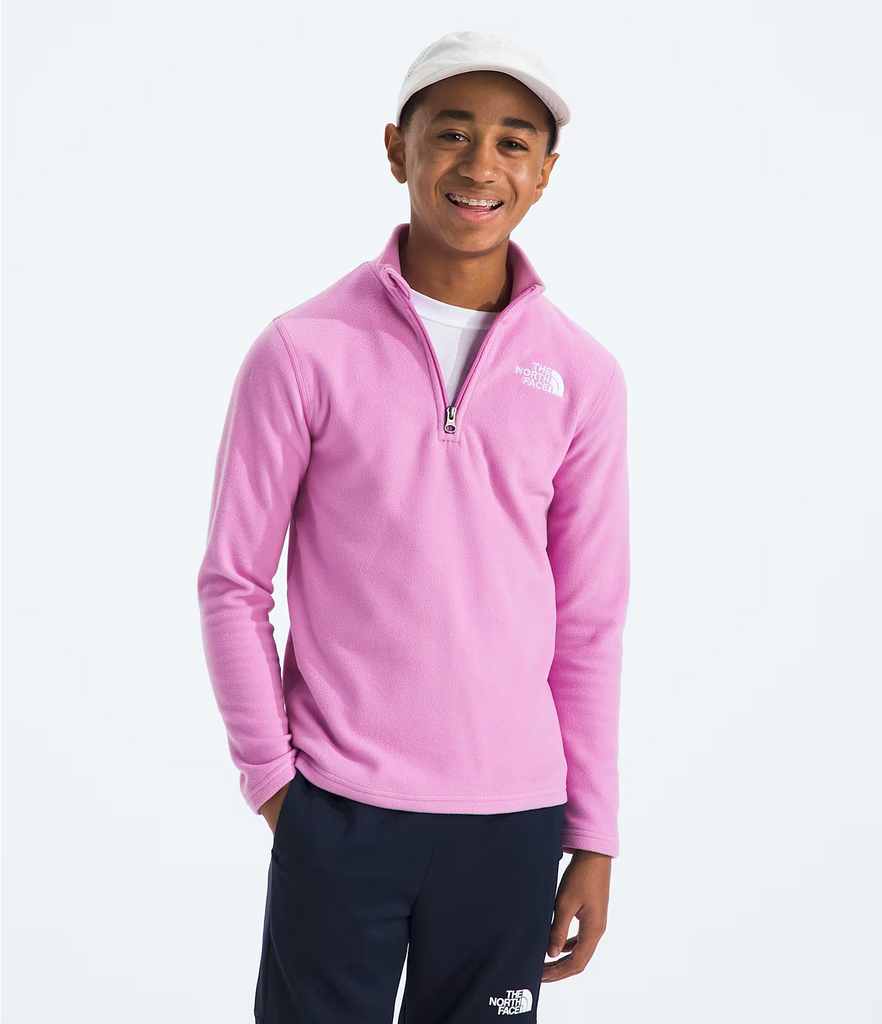 The North Face Teen Glacier 1/4 Zip Pullover-Killington Sports