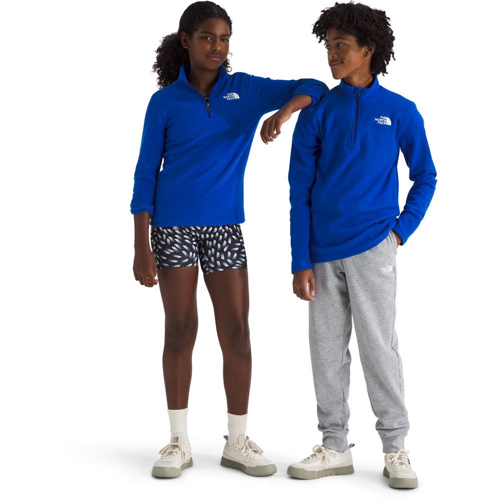 The North Face Teen Glacier 1/4 Zip Pullover-TNF Blue-Killington Sports