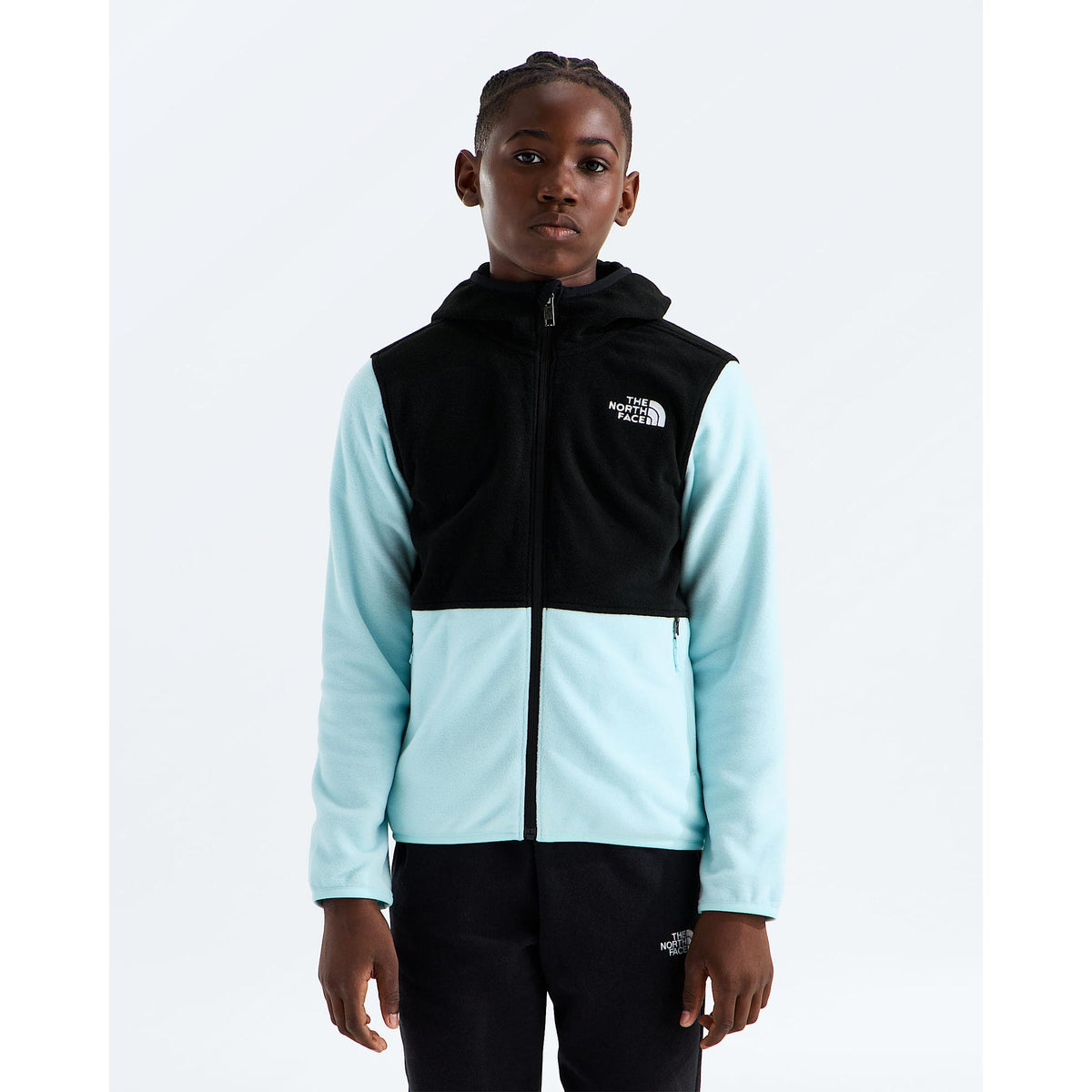 The North Face Teen Glacier Full Zip Hoodie-Glacier-Killington Sports