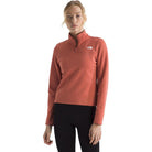 The North Face Women's Cedar Trail Grid Fleece 1/4 Zip Jacket-Mars Dust-Killington Sports