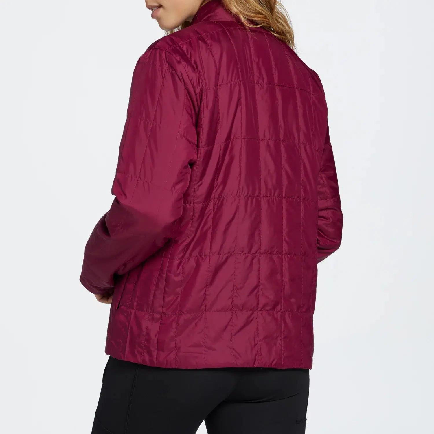 North face online collarless jacket