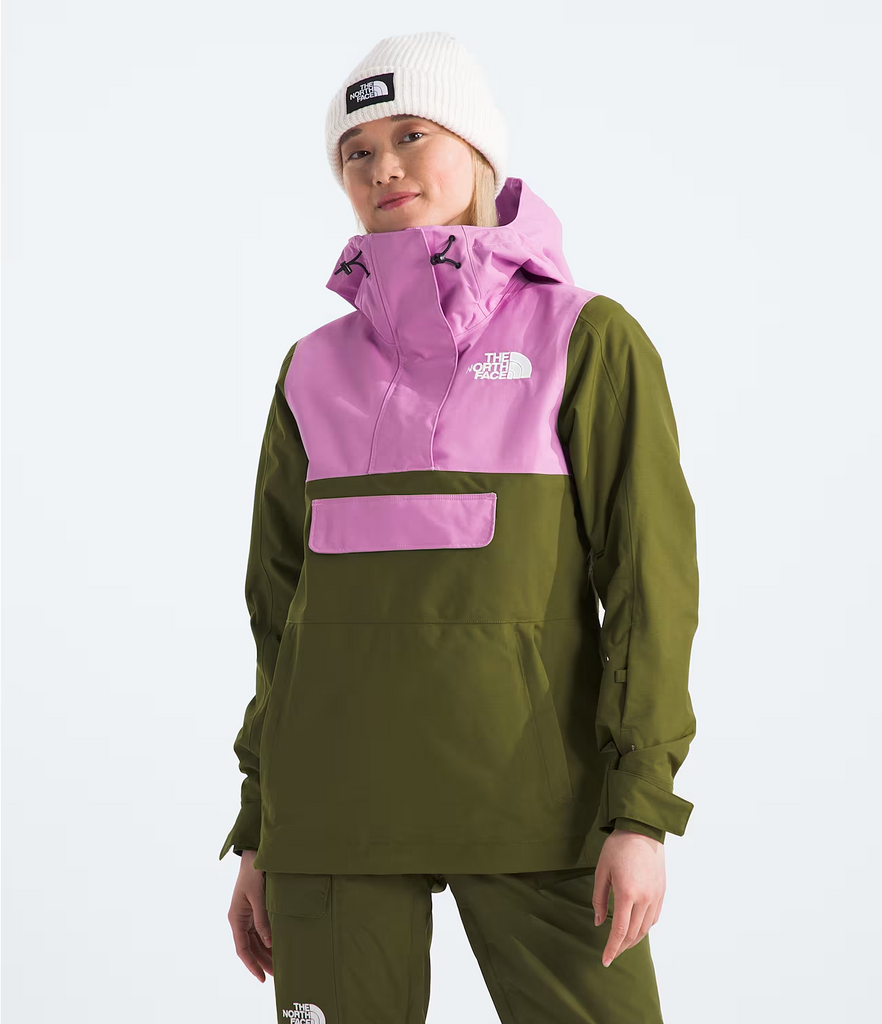 The North Face Women's Driftview Anorak-Forest Olive/Dragonfruit-Killington Sports