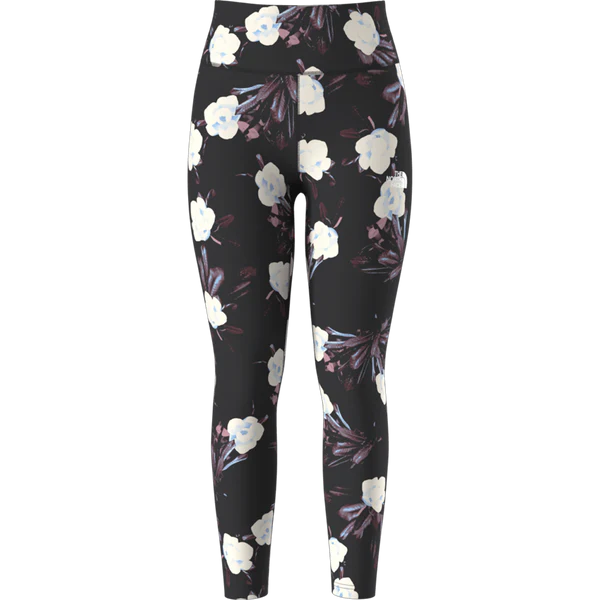 The North Face Women's FD Pro 160 Tight-TNF Black Winter Flowers Print-Killington Sports