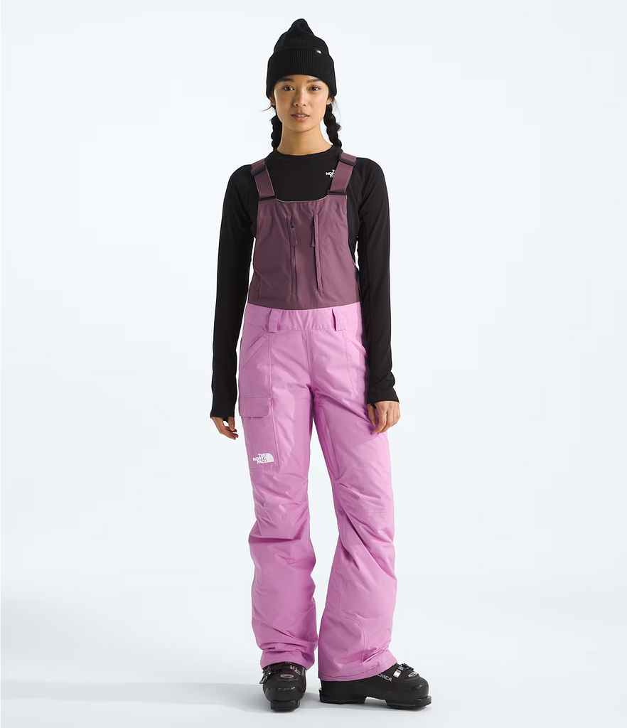 The North Face Women's Freedom Insulated Bib-Midnight Mauve/Dragonfruit-Killington Sports