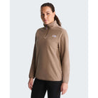 The North Face Women's Glacier Fleece ¼ Zip Jacket-Garnet-Killington Sports
