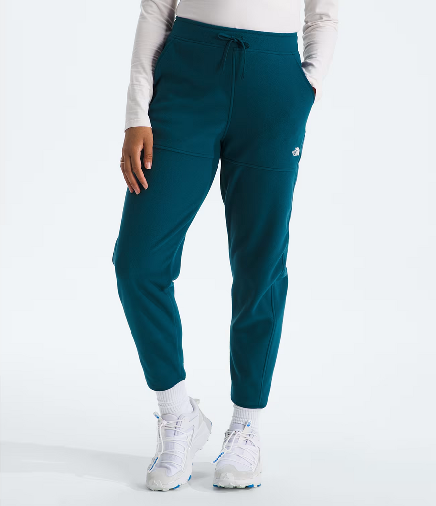 The North Face Women's Glacier Fleece Pant-Midnight Petrol-Killington Sports