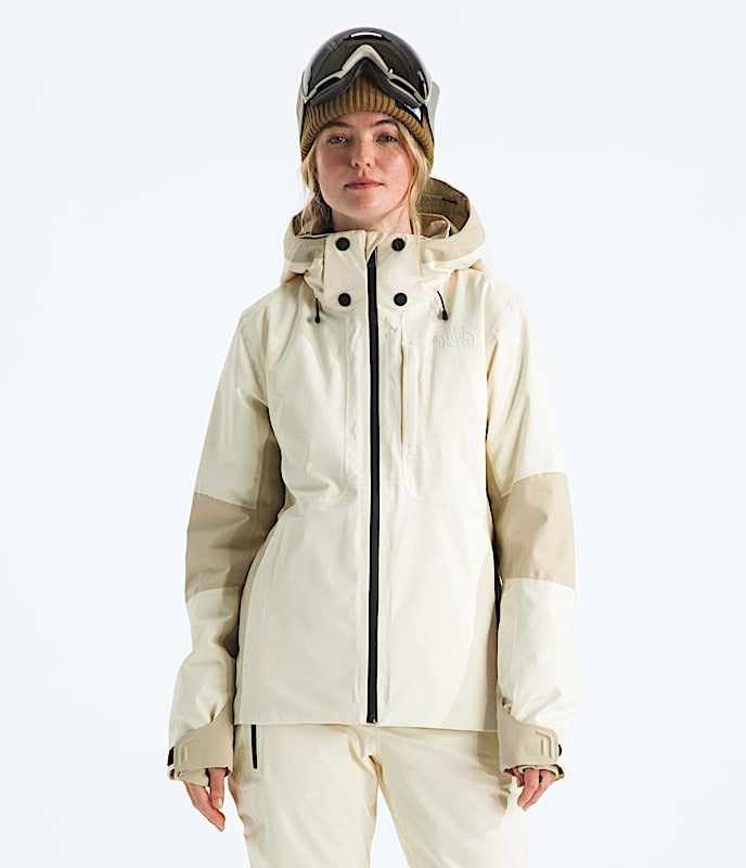 The North Face Women's Lenado Jacket-White Dune/Gravel-Killington Sports