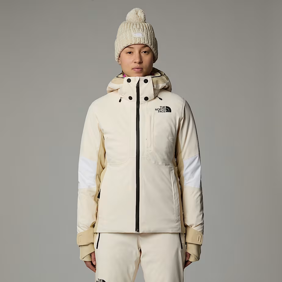 The North Face Women's Lenado Jacket-White Dune/Gravel/Khaki Stone-Killington Sports