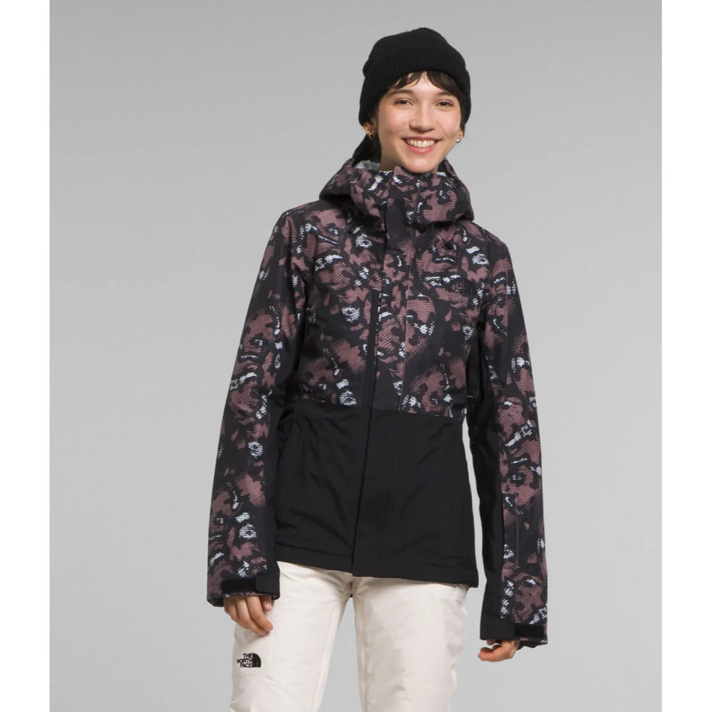 The North Face Women's Namak Insulated Jacket-Fawn Grey Snake Charmer Print-Killington Sports