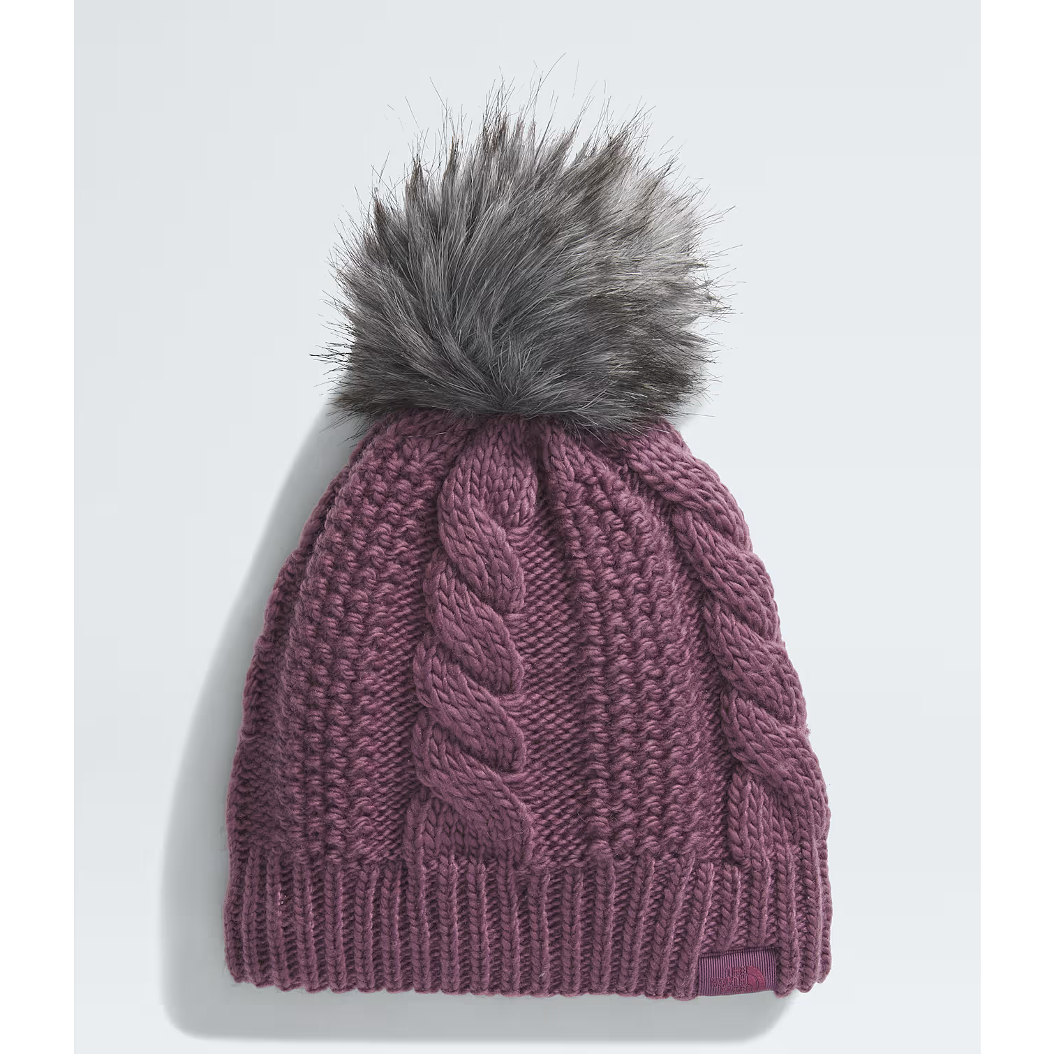 The North Face Women's Oh Mega Fur Pom Lined Beanie-Midnight Mauve-Killington Sports