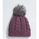 The North Face Women's Oh Mega Fur Pom Lined Beanie-Midnight Mauve-Killington Sports