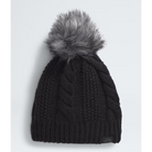 The North Face Women's Oh Mega Fur Pom Lined Beanie-TNF Black-Killington Sports