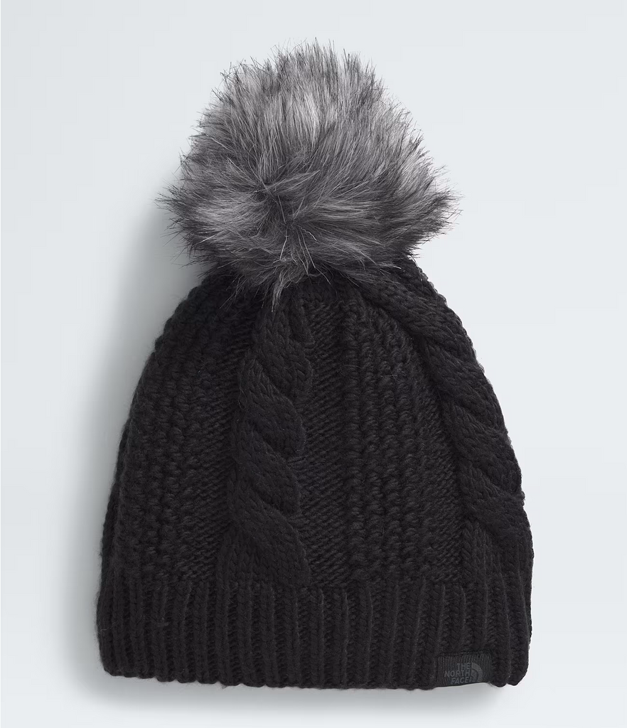 The North Face Women's Oh Mega Fur Pom Lined Beanie-TNF Black-Killington Sports