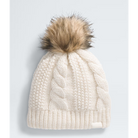The North Face Women's Oh Mega Fur Pom Lined Beanie-White Dune-Killington Sports