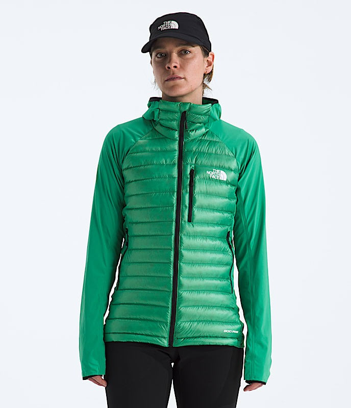 The North Face Women's Summit Breithorn LT Hybrid Hoodie-Nebula Green-Killington Sports
