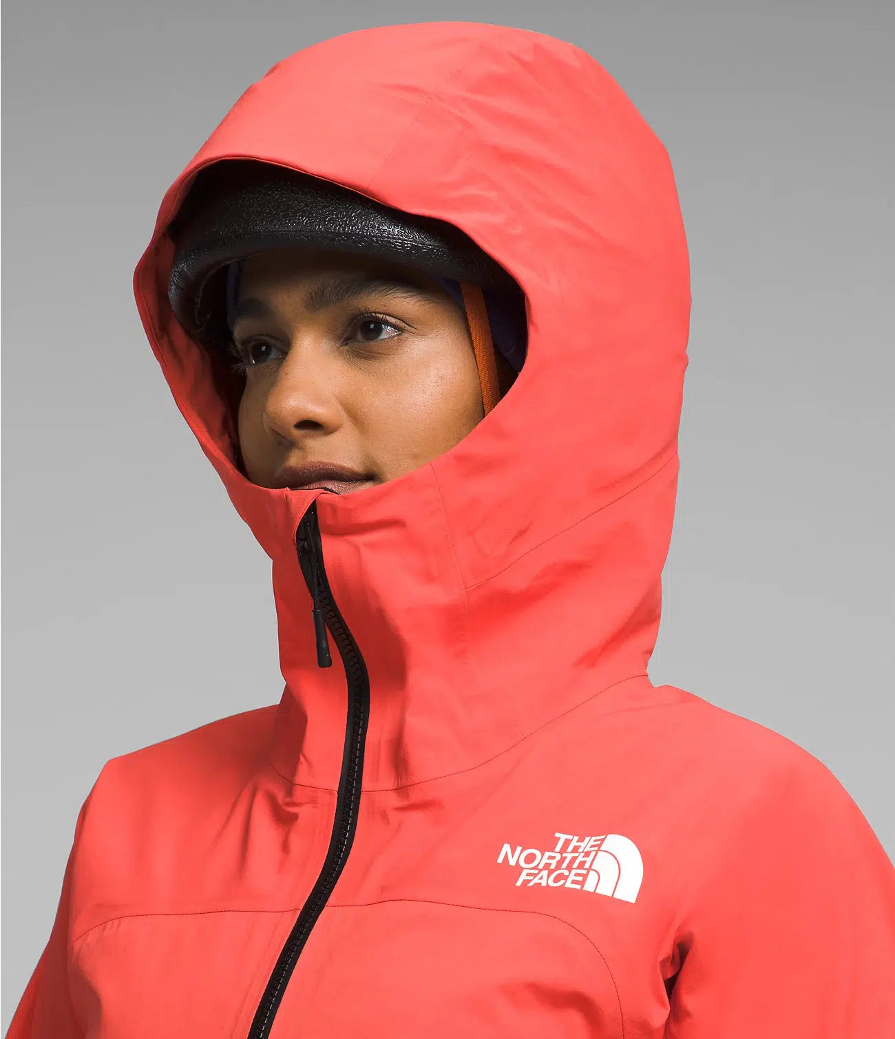 Womens orange sales north face jacket
