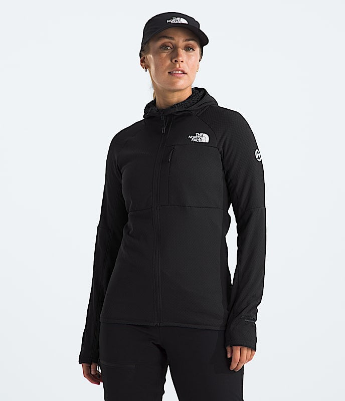 The North Face Women's Summit Futurefleece Full Zip Hoodie-TNF Black-NPF-Killington Sports