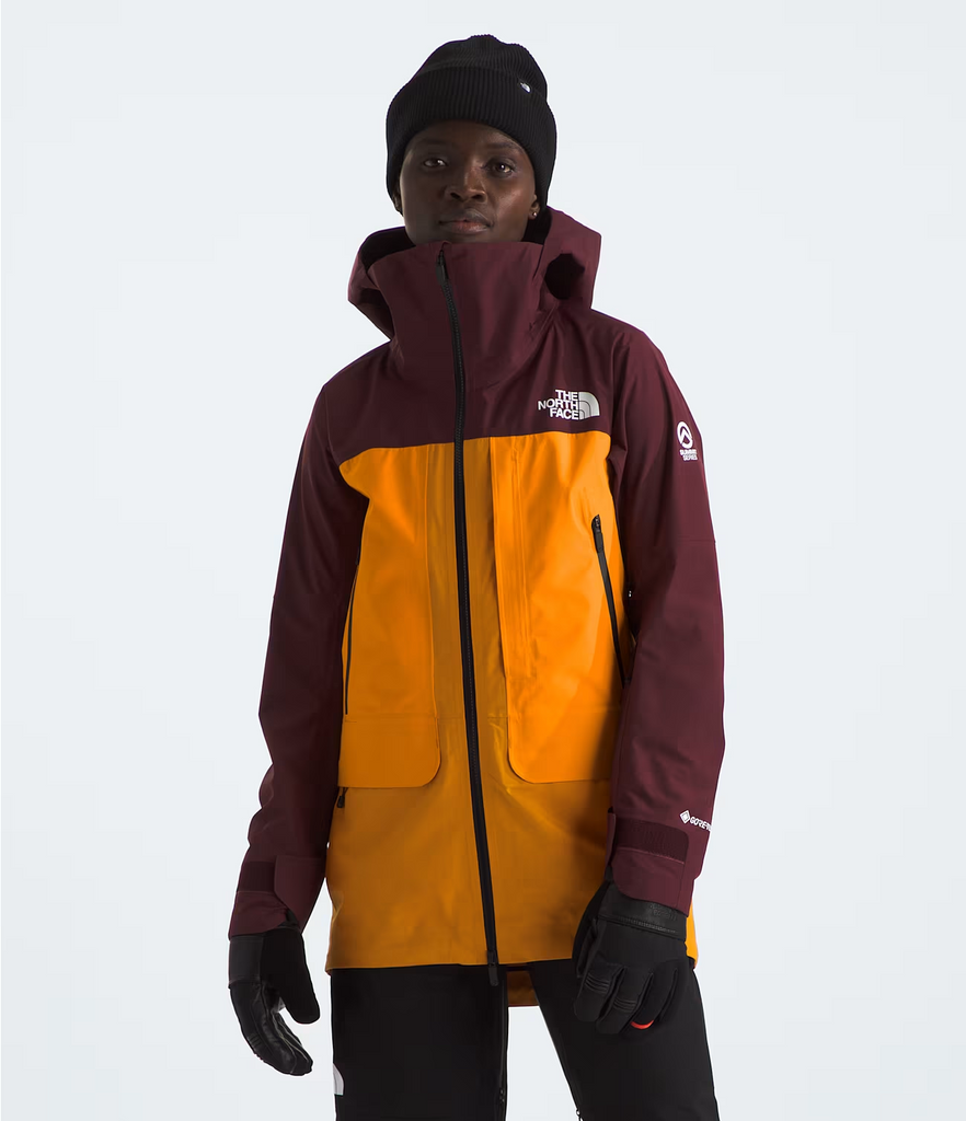 The North Face Women's Summit Verbier GTX Jacket-Alpine Plum/Apricot Glaze/Iron Citrus-Killington Sports