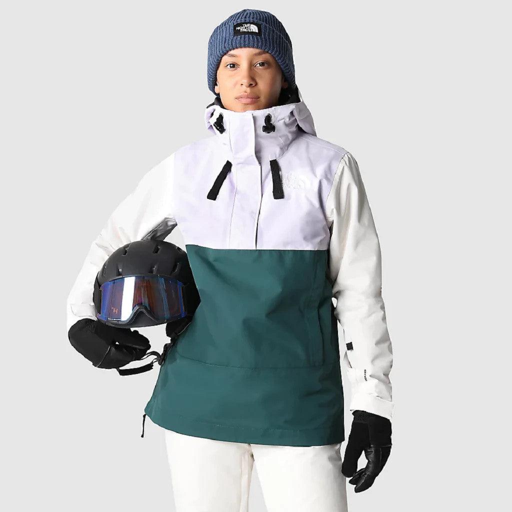 The North Face Women's Tanager Jacket-Gardenia White/Lav Fog/Ponderosa Green-Killington Sports