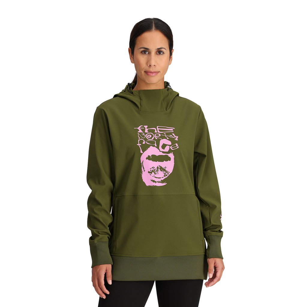 The North Face Women's Tekno Pullover Hoodie-Forest Olive-Killington Sports